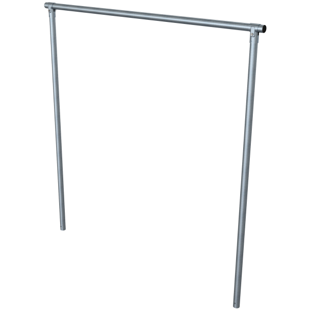 Carpet beater frame | Cross tube 2500 mm | steel tube  60 mm